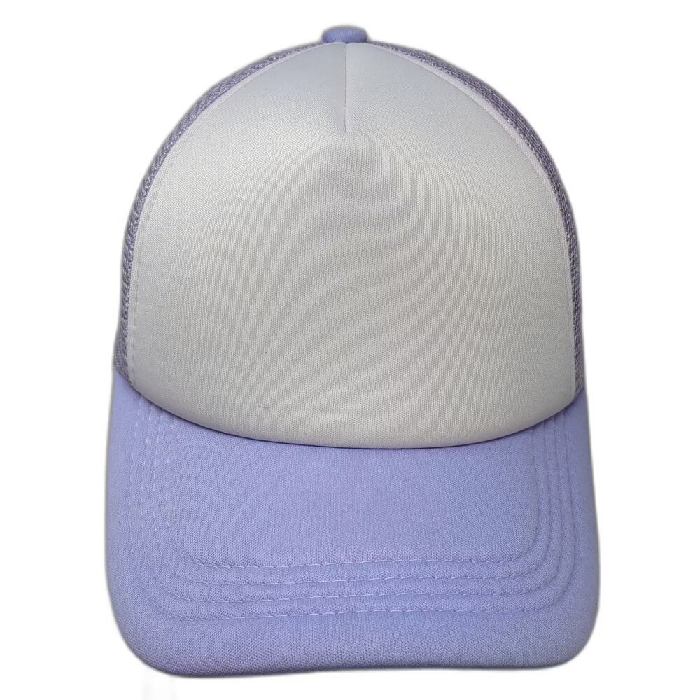 Hobby Lobby Trucker Hat Purple White OS Snapback Blank Foam Mesh Adjustable Hat